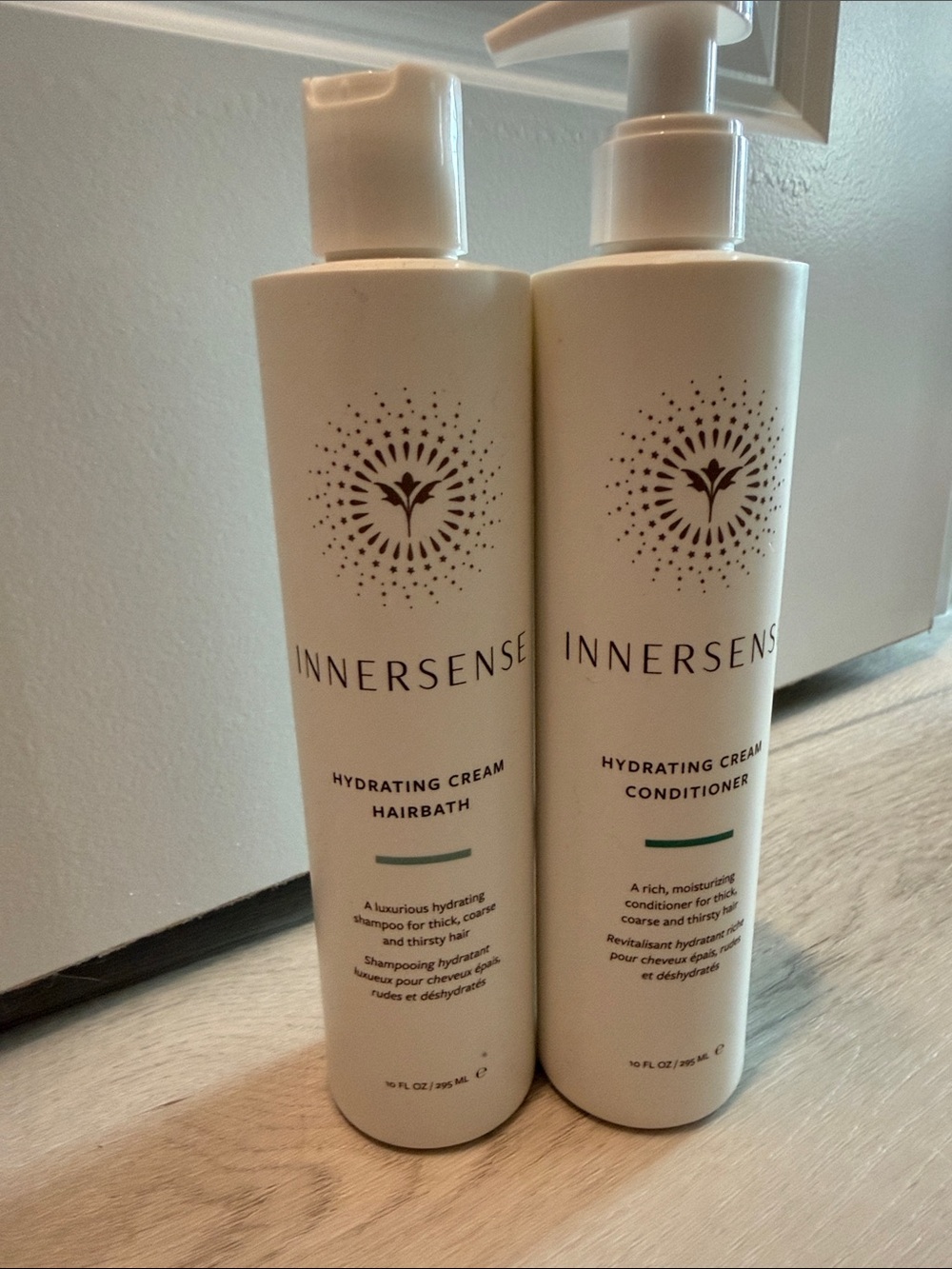 New! Innersense Hydrating Cream Hairbath & Conditioner Set -$60